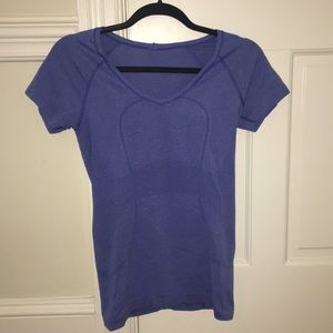Lulu Lemon V-neck Short Sleeve Shirt, size 6